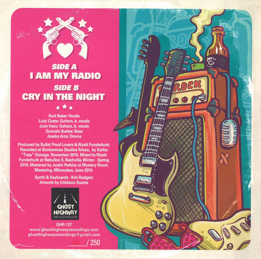 Bullet Proof Lovers : I Am My Radio (7",Single,Limited Edition,Numbered)