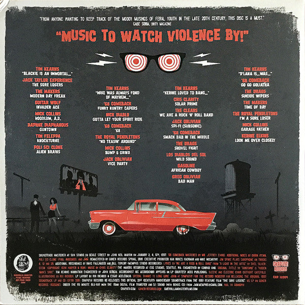Various : The Sore Losers - A Film By J. Michael McCarthy (LP,Compilation,Limited Edition,Reissue)