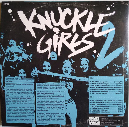 Various : Knuckle Girls Vol.2 (14 Pugilistic Platters From The Only Glitter Girls That Matter) (LP,Compilation)