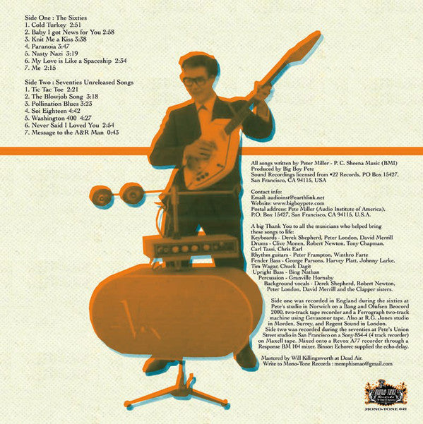 Big Boy Pete : The Cosmic Genius Of Big Boy Pete 1965-1977 (LP,Compilation)