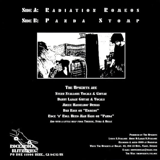 Upskirts, The : Radiation Romeos / Panda Stomp (7",Single,45 RPM)