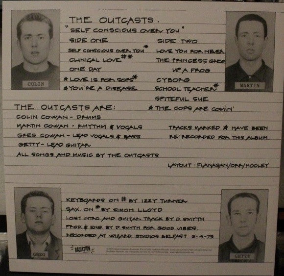 Outcasts, The : Self Conscious Over You (LP,Album,Reissue)
