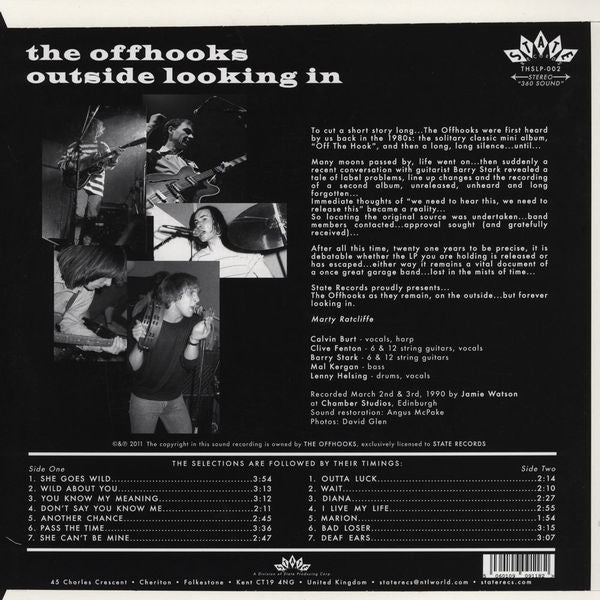 Offhooks, The : Outside Looking In (LP,Album,Limited Edition)