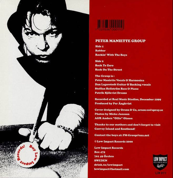 Peter Maniette Group : Peter Maniette Group (7",45 RPM,EP)