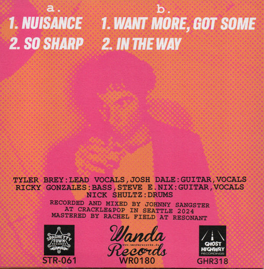 Clean Lines : Nuisance (7",33 ⅓ RPM,EP)