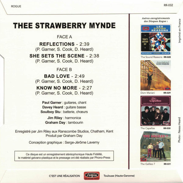 Thee Strawberry Mynde : Reflections (7",45 RPM,EP,Limited Edition)