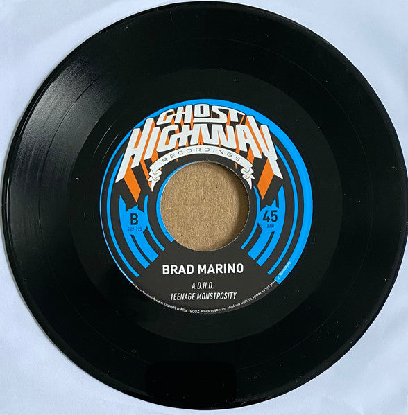 Brad Marino : Ramones & Stones (7",45 RPM,EP,Limited Edition,Repress,Stereo)
