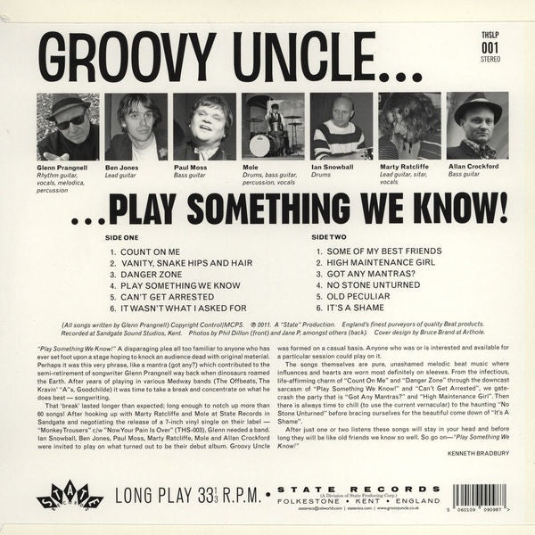Groovy Uncle : Play Something We Know! (LP,Album,Limited Edition,Stereo)