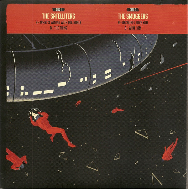 Smoggers, The & Satelliters, The : Chaputa!'s Double Feature Vol.2 (7",45 RPM,Limited Edition)