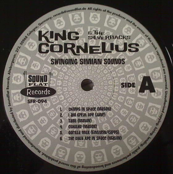 King Cornelius And The Silverbacks : Swinging Simian Sounds (LP,Album)
