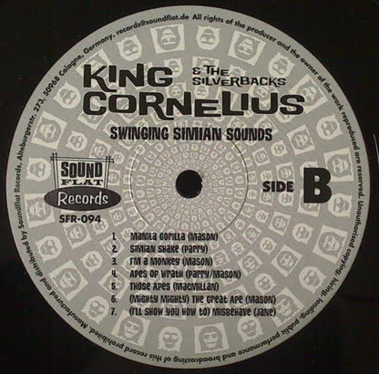 King Cornelius And The Silverbacks : Swinging Simian Sounds (LP,Album)