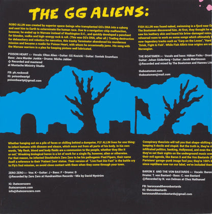 Various : Hated in the Cosmos: A Stellar Tribute to GG Allin (7",45 RPM,EP,Limited Edition,Stereo)