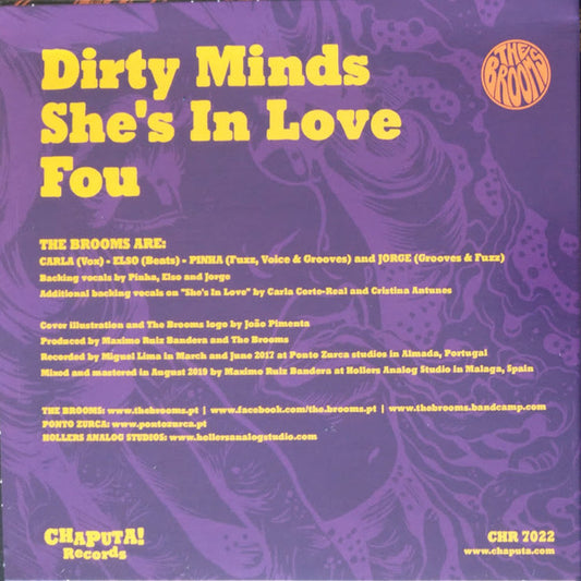 Brooms, The : Dirty Minds (7",45 RPM,EP,Limited Edition)