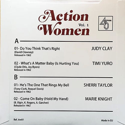 Various : Action Women Vol.1 A female Soul Rhythm&Blues Explosion (7",45 RPM,EP,Compilation)