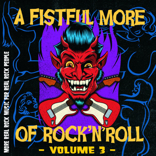 Various : A Fistful More Of Rock & Roll Volume 3 (LP,Compilation)