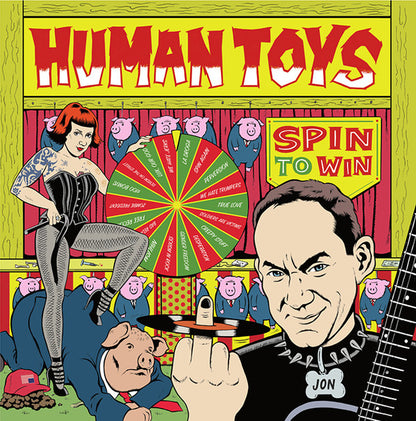 Human Toys : Spin To Win (LP,Album)