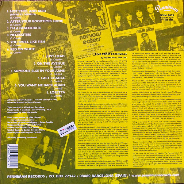 Nervous Eaters : Eaterville #2 (LP,Compilation)