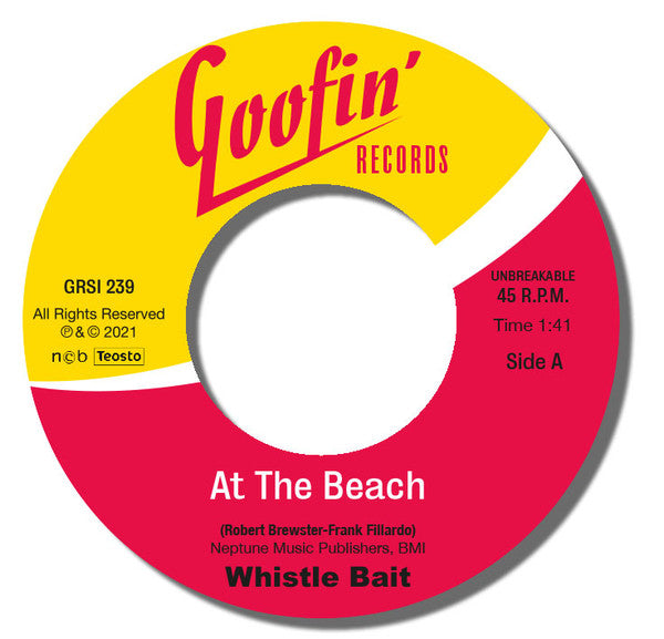 Whistle Bait : At The Beach (7",45 RPM,Single)