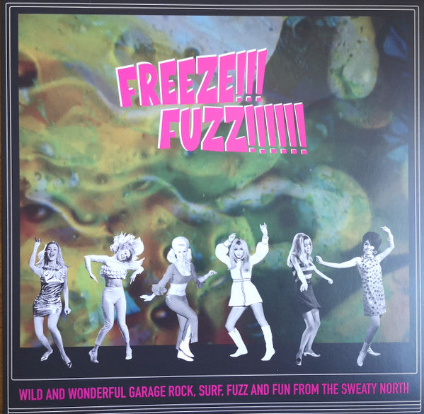 Various : Freeze!!! Fuzz!!!!!! (Wild And Wonderful Garage Rock, Surf, Fuzz And Fun From The Sweaty North) (LP,Compilation,Limited Edition)