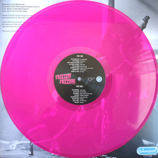 Various : Freeze!!! Fuzz!!!!!! (Wild And Wonderful Garage Rock, Surf, Fuzz And Fun From The Sweaty North) (LP,Compilation,Limited Edition)