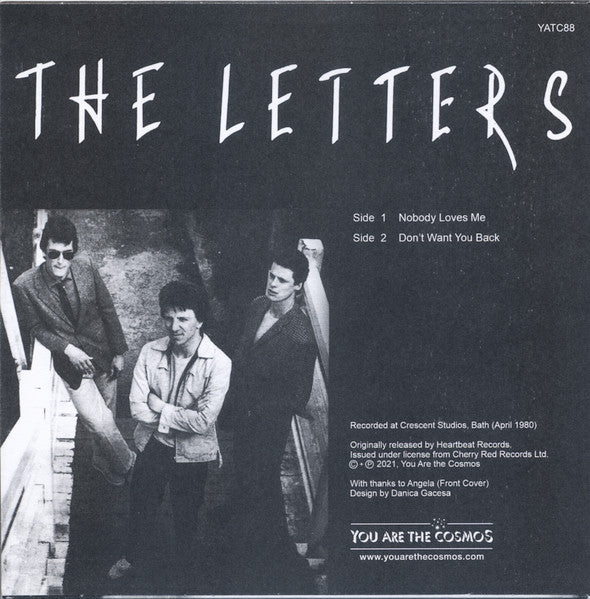 Letters, The : Nobody Loves Me (7",45 RPM,Reissue)