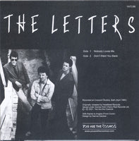 Letters, The : Nobody Loves Me (7",45 RPM,Reissue)