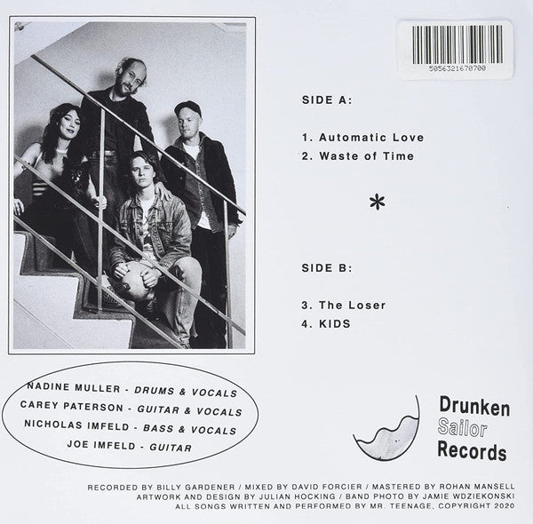 Mr. Teenage : Automatic Love (7",33 ⅓ RPM,EP)