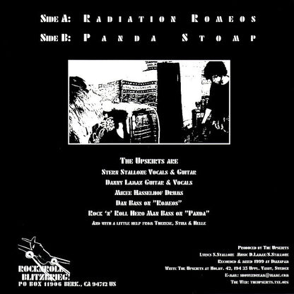 Upskirts, The : Radiation Romeos / Panda Stomp (7",Single,45 RPM)