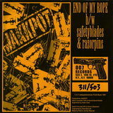 Jakkpot : End Of My Rope (7", Single, Yel)