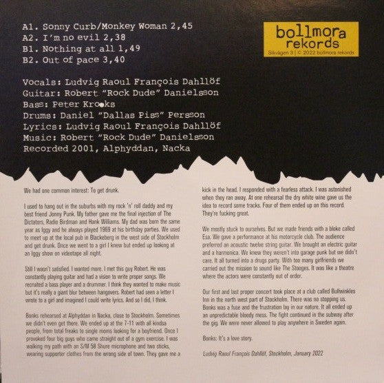 Bonks, The : Weekend Kicks (7",33 ⅓ RPM,EP)