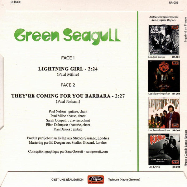 Green Seagull : Lightning Girl (7",45 RPM,Single,Limited Edition,Stereo)