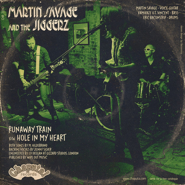 Martin Savage & The Jiggerz : Runaway Train (7")
