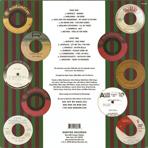 Various : Train To Nowhere! Unissued Sixties Garage Acetates / Volume Three (LP,Compilation)