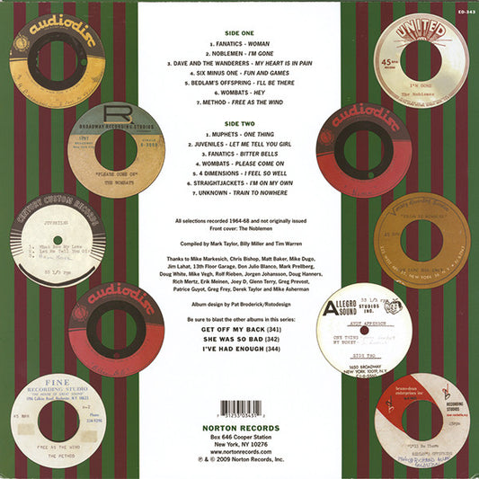 Various : Train To Nowhere! Unissued Sixties Garage Acetates / Volume Three (LP,Compilation)