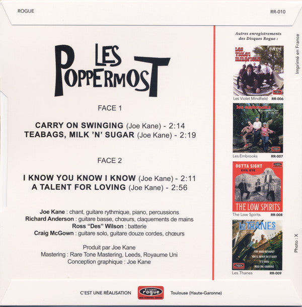 Poppermost, The : Carry On Swinging (7",45 RPM,EP,Limited Edition)