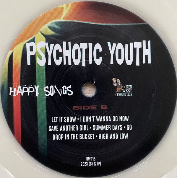 Psychotic Youth : Happy Songs (LP,Album,Limited Edition)