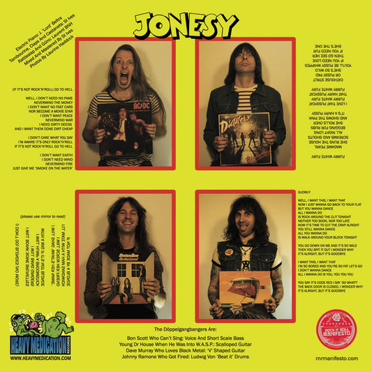 Jonesy (13) : Doppelgangbangers (10",45 RPM,EP)