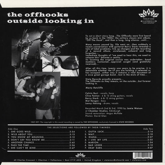 Offhooks, The : Outside Looking In (LP,Album,Limited Edition)