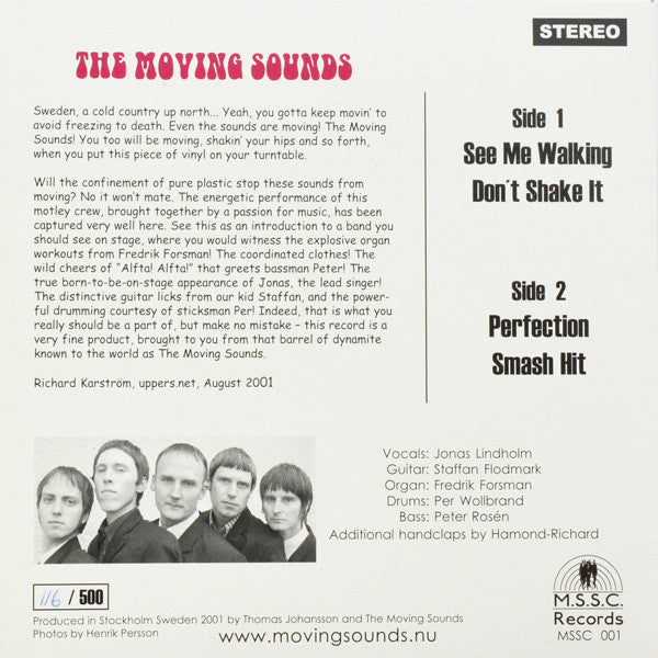 Moving Sounds, The : Perfection EP (7",33 ⅓ RPM,EP)