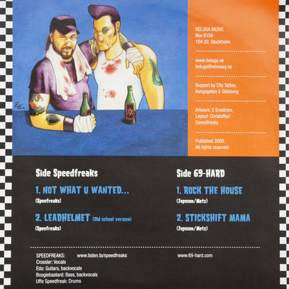 Speedfreaks Vs 69-Hard : Rockabilly Hell Meets Rock 'N' Roll Holocaust (7",45 RPM)