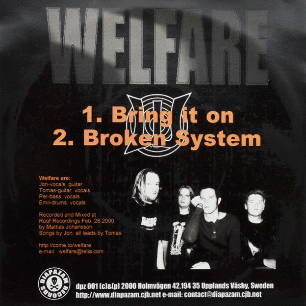 Upskirts, The / Welfare (2) : The Upskirts / Welfare (7")
