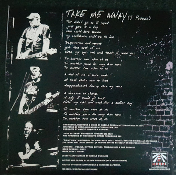 J Prozac : Take Me Away (7",45 RPM,Single,Limited Edition)