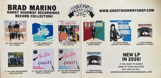 Brad Marino : Ramones & Stones (7",45 RPM,EP,Limited Edition,Repress,Stereo)