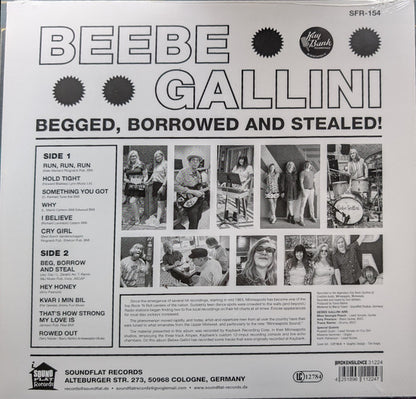 Beebe Gallini : Begged, Borrowed, And Stealed! (LP,Stereo)