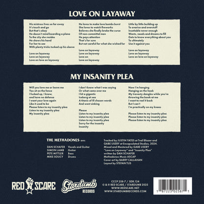 Methadones, The : Love On Layaway (7",45 RPM,Single,Limited Edition)
