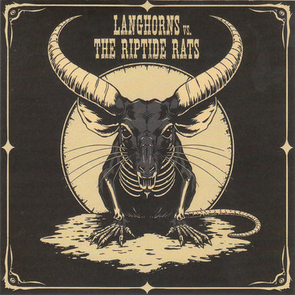 Langhorns VS. Riptide Rats, The : Stoked / Rat Stomp (5",45 RPM,Single,Limited Edition)