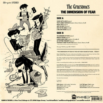 Gruesomes, The : The Dimension Of Fear (LP,Album,Stereo)