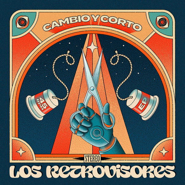 Los Retrovisores : Cambio Y Corto (7",45 RPM,EP,Stereo)