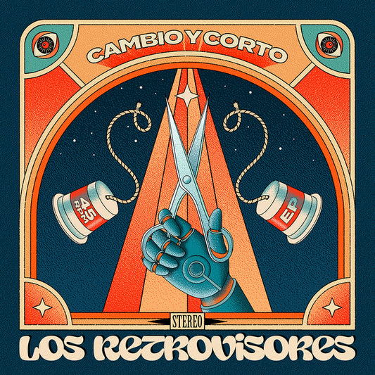Los Retrovisores : Cambio Y Corto (7",45 RPM,EP,Stereo)