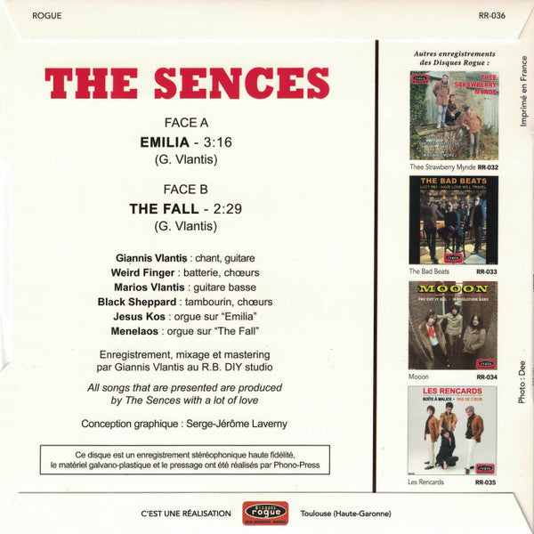 Sences, The : Emilia / The Fall (7",45 RPM,Single,Limited Edition)